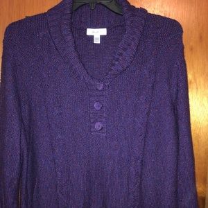 Dress Barn- Purple Sweater Size 18/20